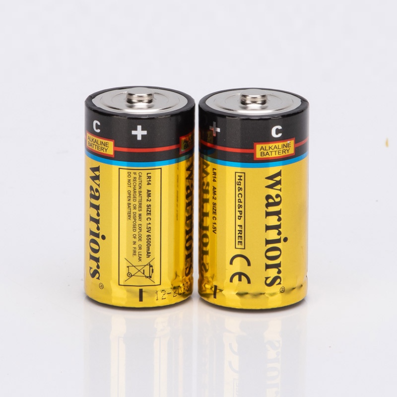 High-capacity Industrial Alkaline C LR14 Batteries