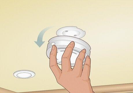 Replace 9V Batteries for smoke alarms Step 2