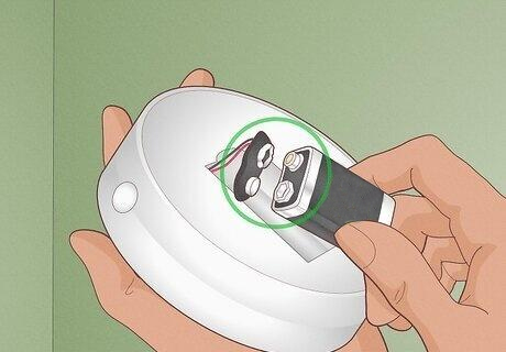 Replace 9V Batteries for smoke alarms Step 5